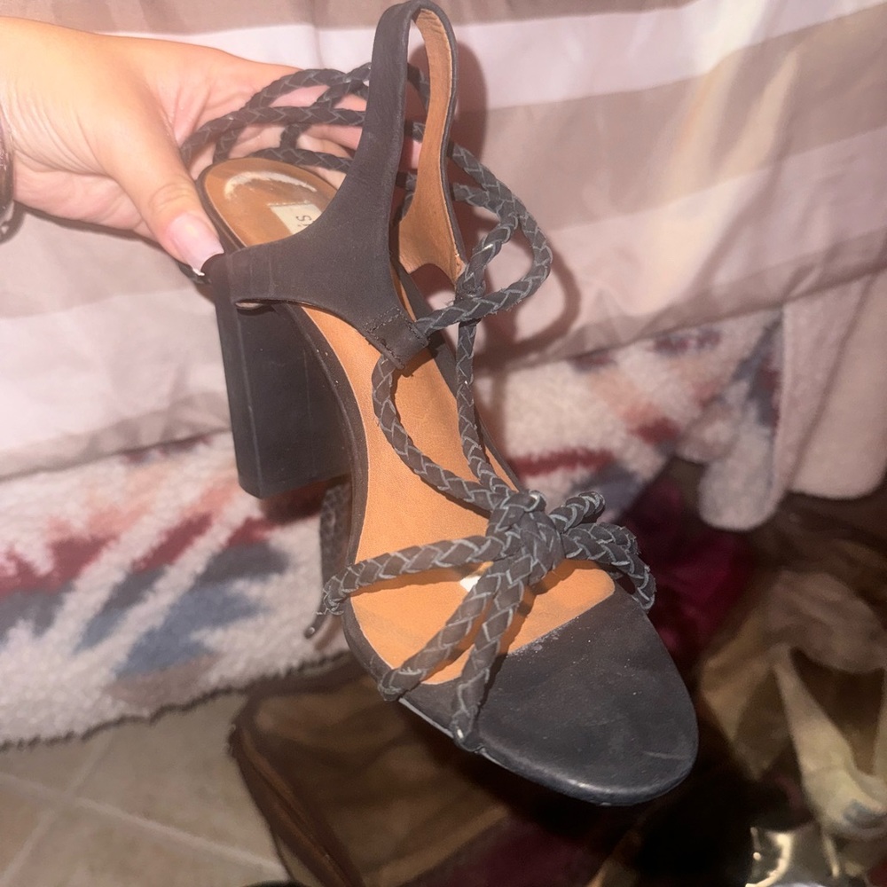 Black Braided Women's Sandals